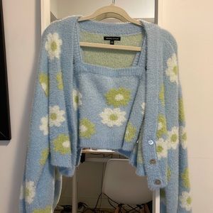 Matching Tank & Cardigan Set